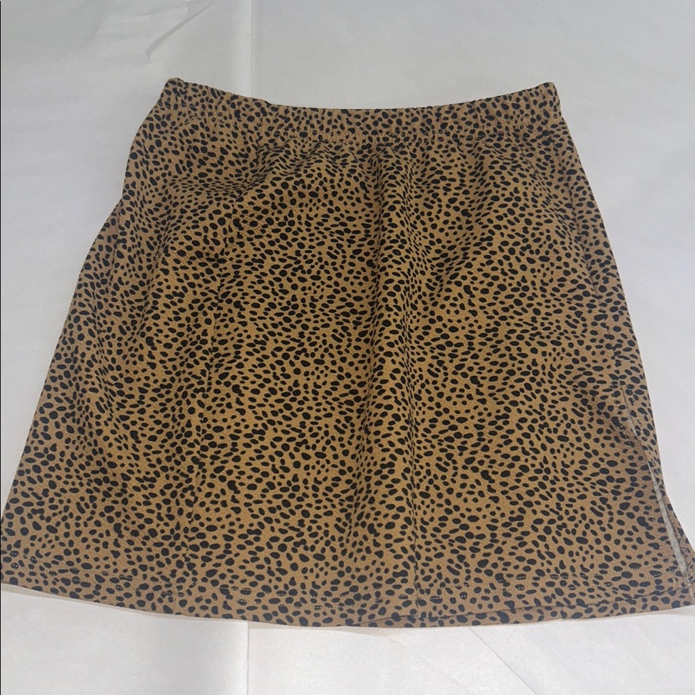 Leopard Print Skirt